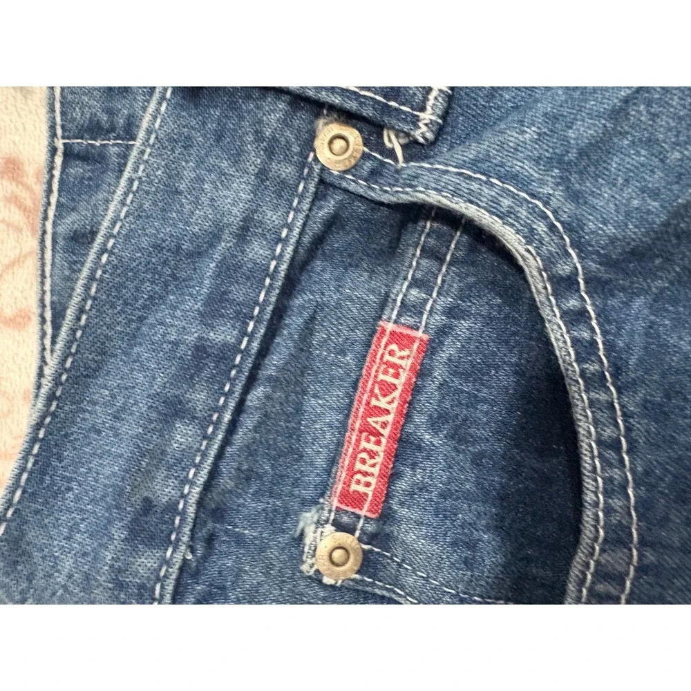 Breaker Jeans Vintage Denim Capris Medium Wash High Rise Cropped Pants Size 9/10 - Picture 4 of 13